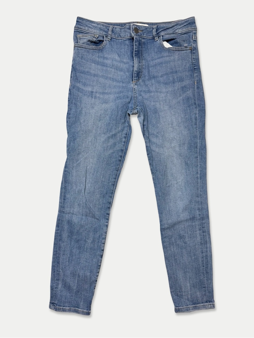 DL1961 Farrow Instaslim Cropped Jeans 29 Cordell High Rise Skinny Stretch Denim
